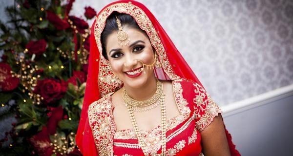 Indian bridal make-up